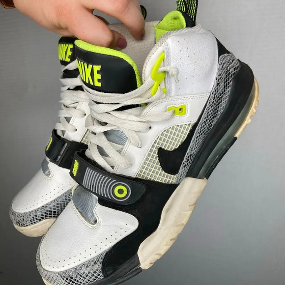 Nike | High Tops Sneaker Green White 13 Black - Picture 4 of 6